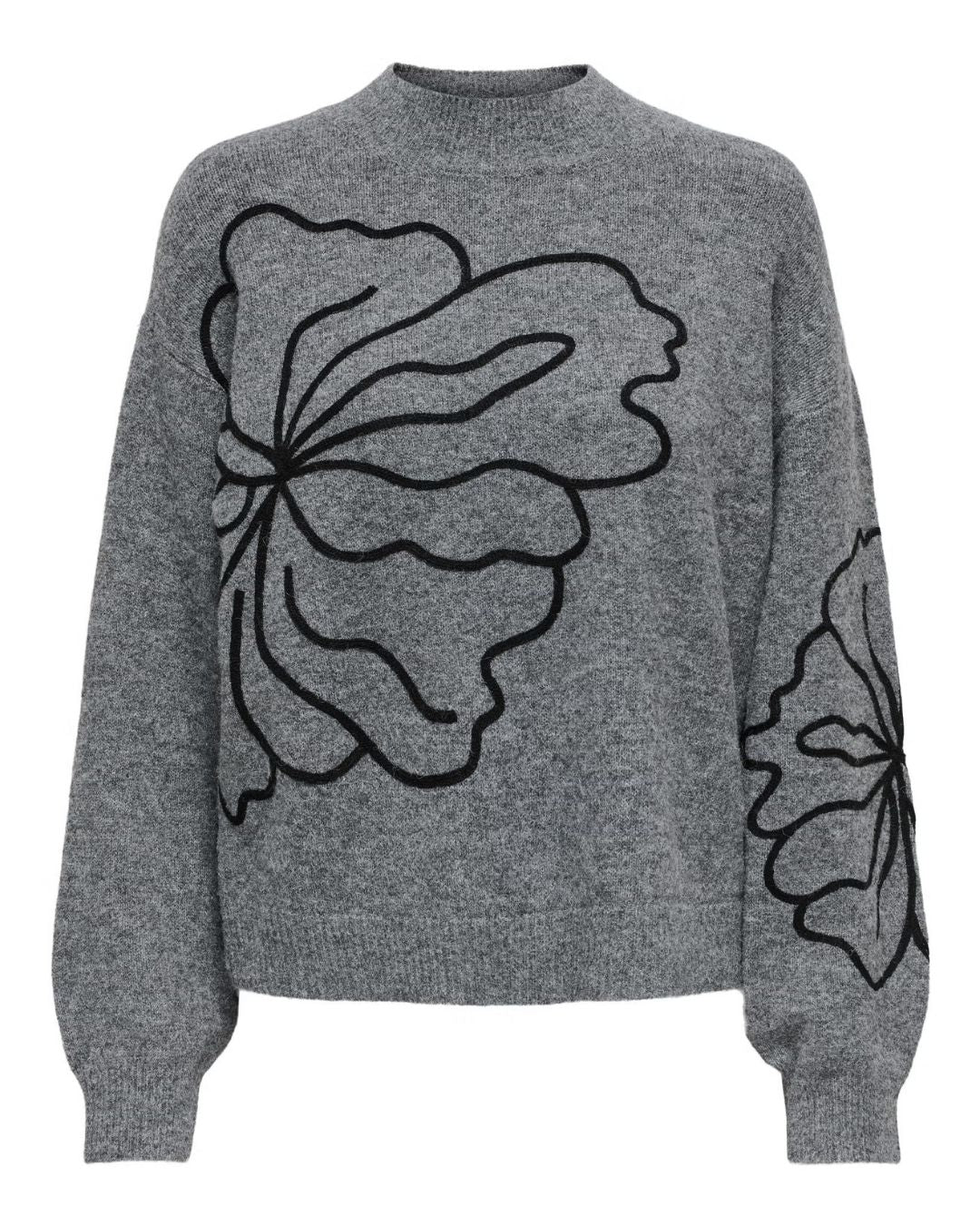 Maglione Donna Grigio Dark Grey Melange 15344518 Dark Grey Melange JACQUELINE DE YONG