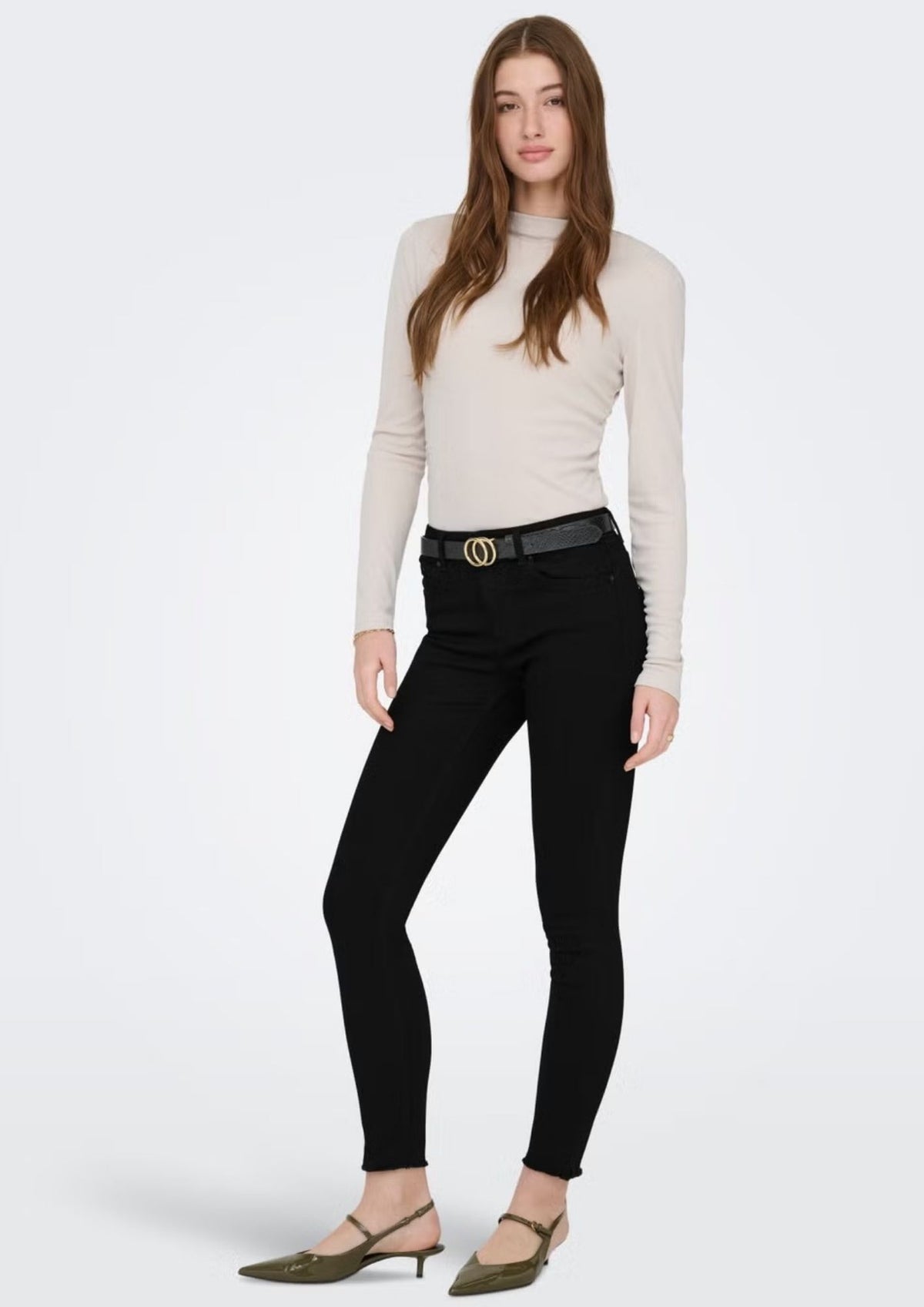 Only Jeans Donna Blush Nero 15167313 BLACK DENIM ONLY