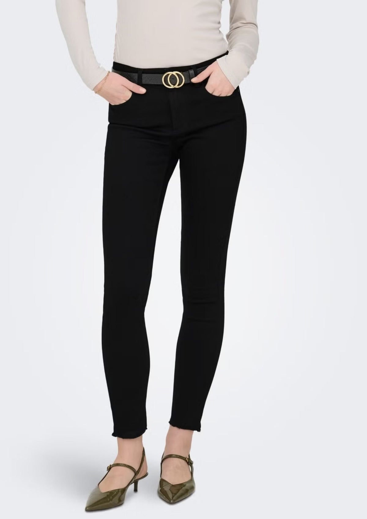 Only Jeans Donna Blush Nero 15167313 BLACK DENIM ONLY
