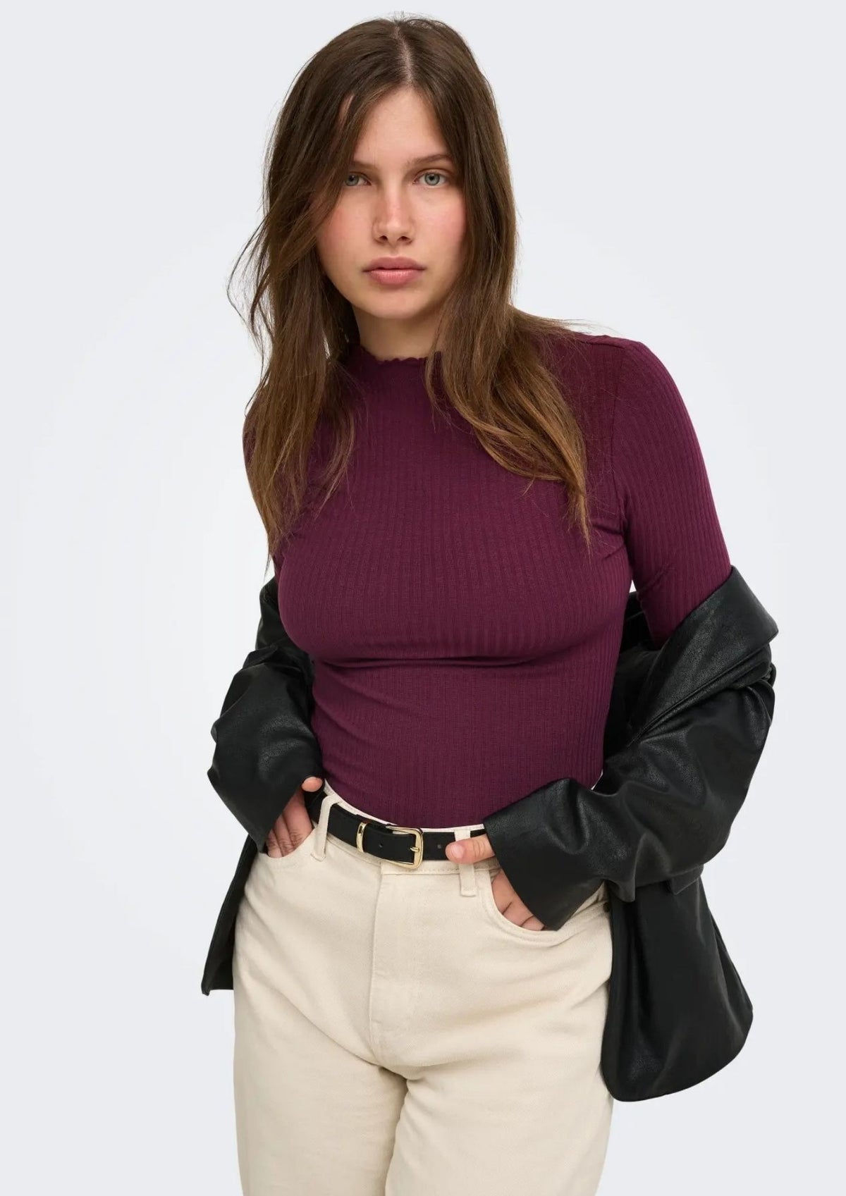 Only Top Donna Emma Porpora 15180040 Fig ONLY