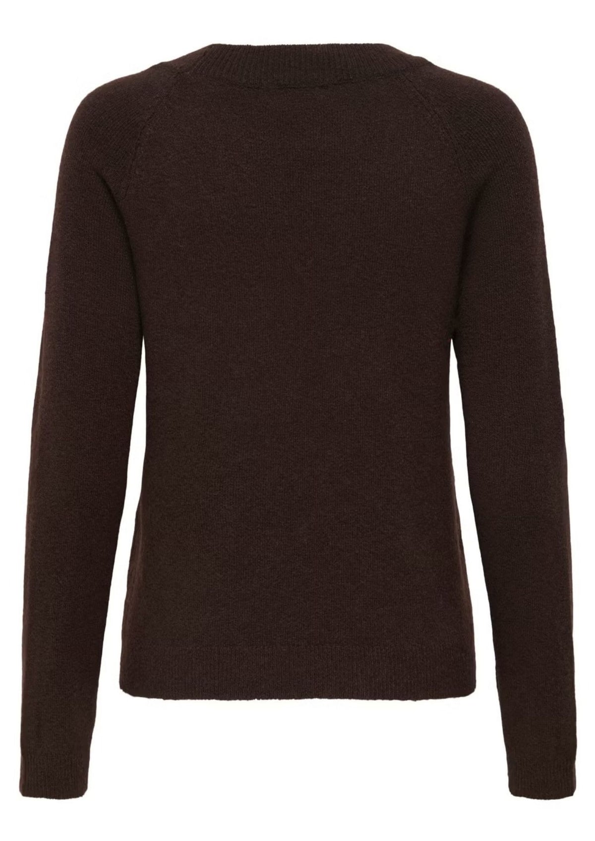 Only Pullover Donna Rica Marrone Cioccolato 15204279 Chocolate Torte W. MELANGE ONLY