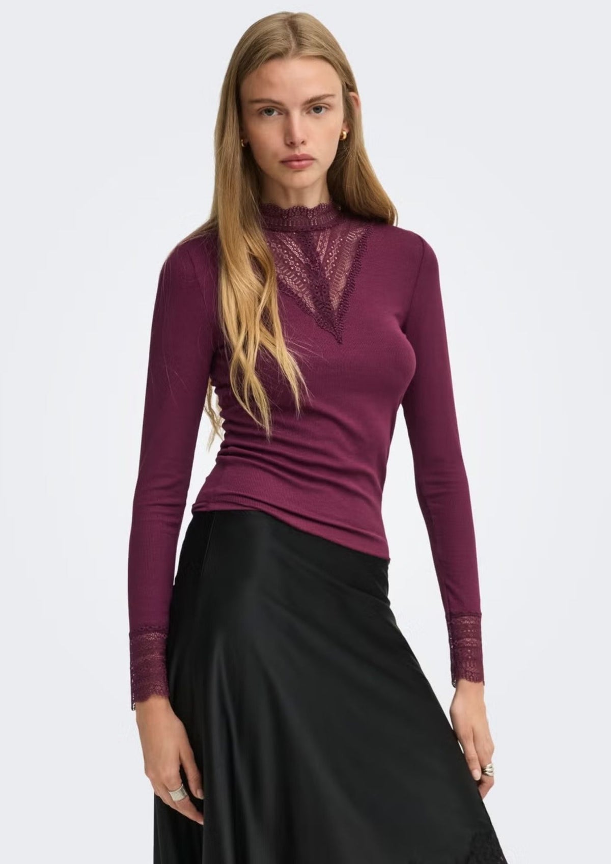 Only Top Donna Tilde Viola 15207788 Fig ONLY