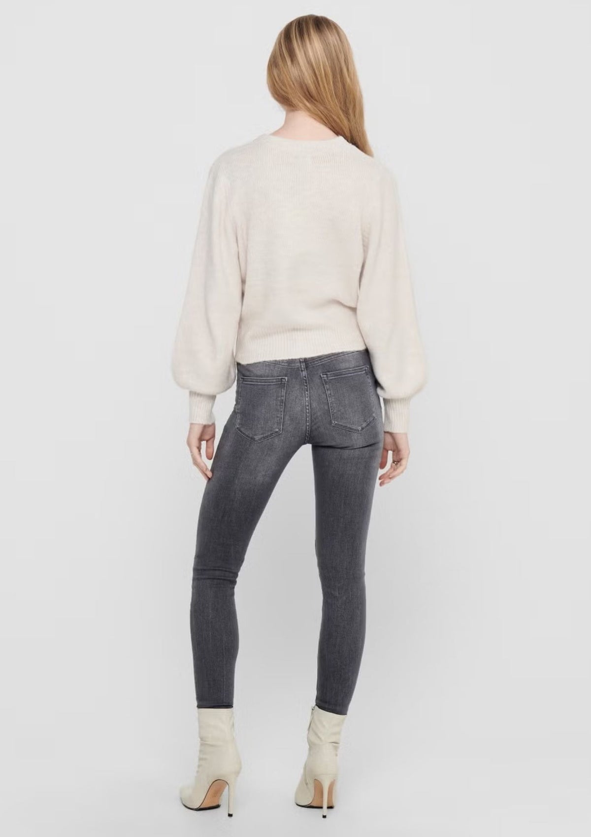 Only Pullover Donna Elsa Grigio Pomice 15210667 Pumice Stone ONLY