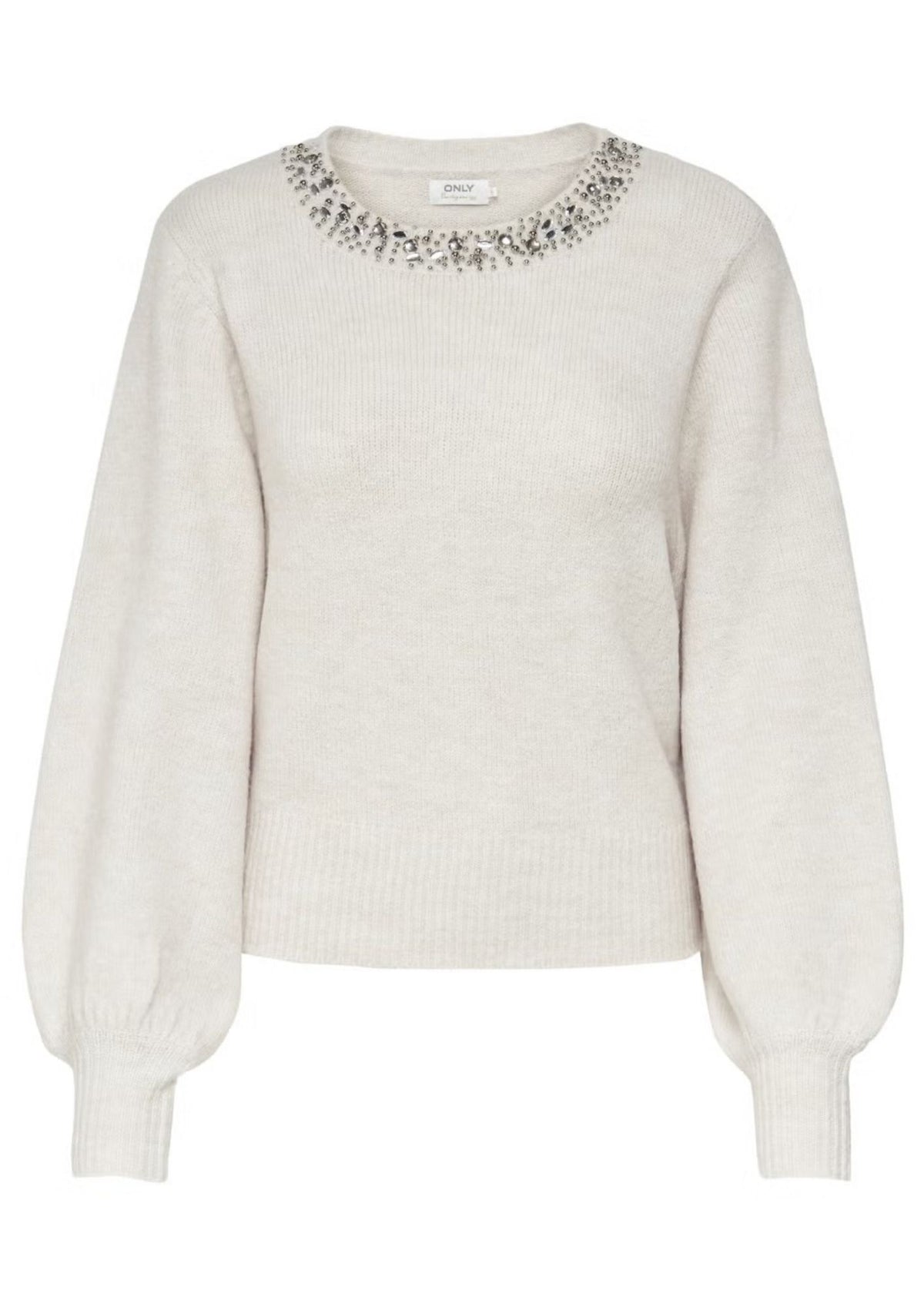 Only Pullover Donna Elsa Grigio Pomice 15210667 Pumice Stone ONLY
