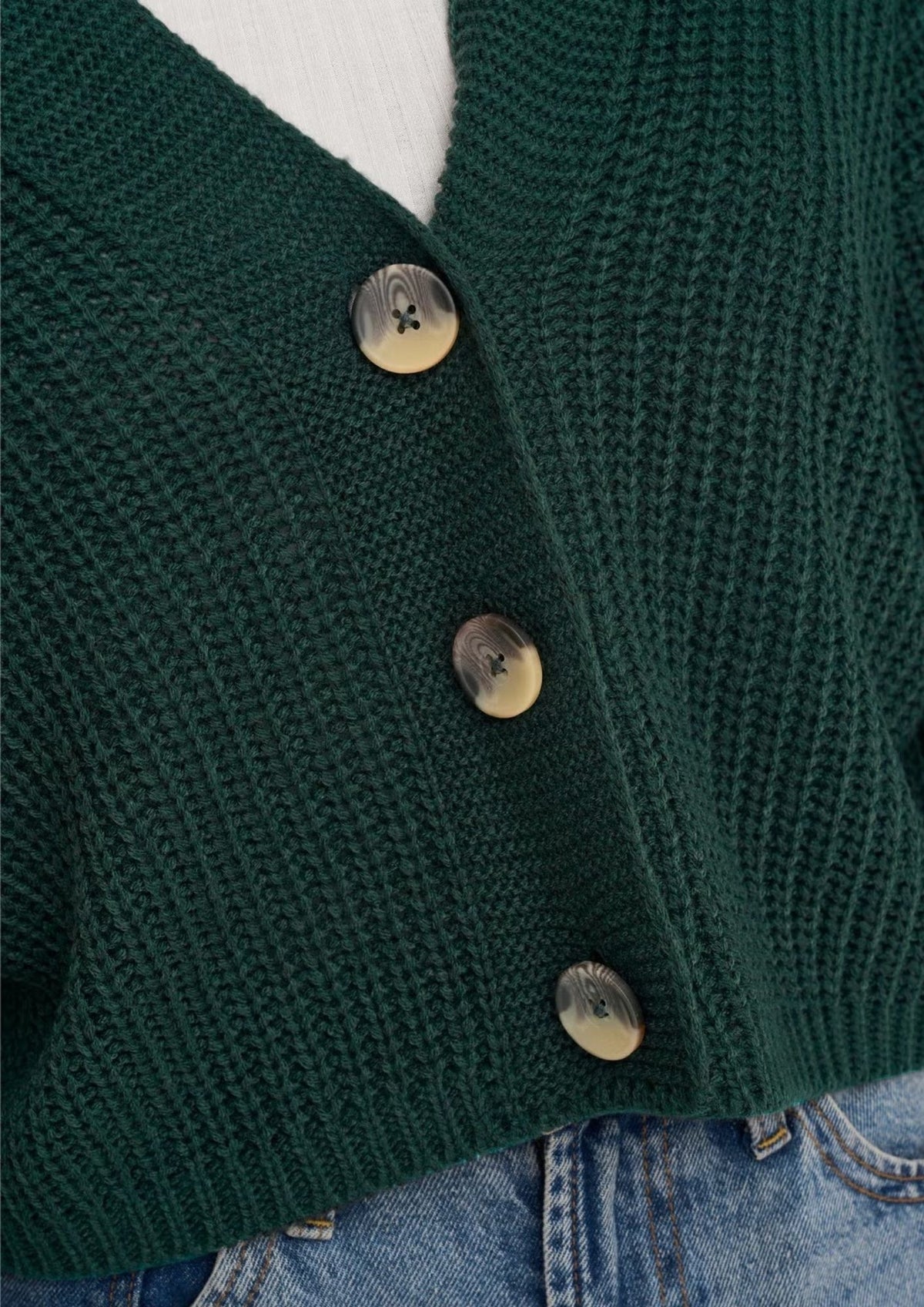 Only Cardigan Donna Carol Verde 15211521 Green Gables ONLY