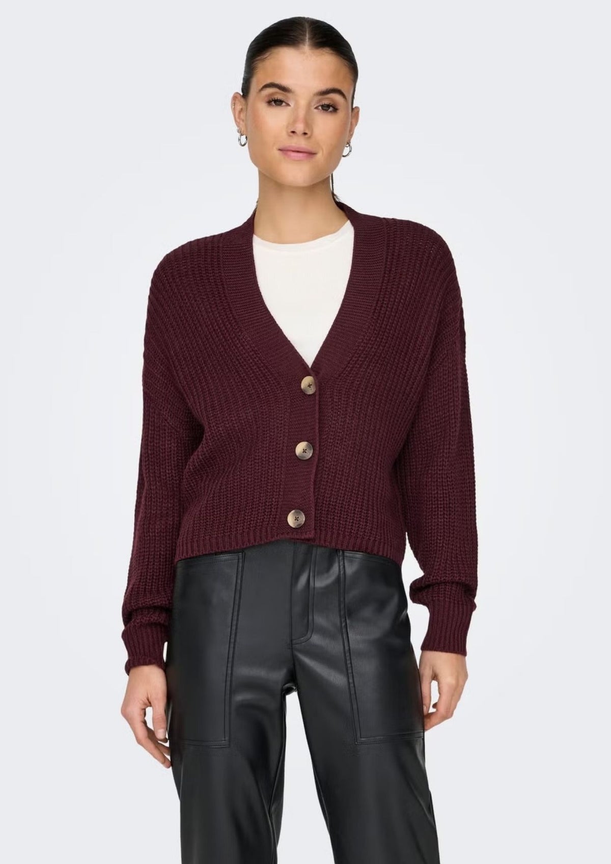 Only Cardigan Donna Carol Rosso Royal 15211521 Port Royale ONLY