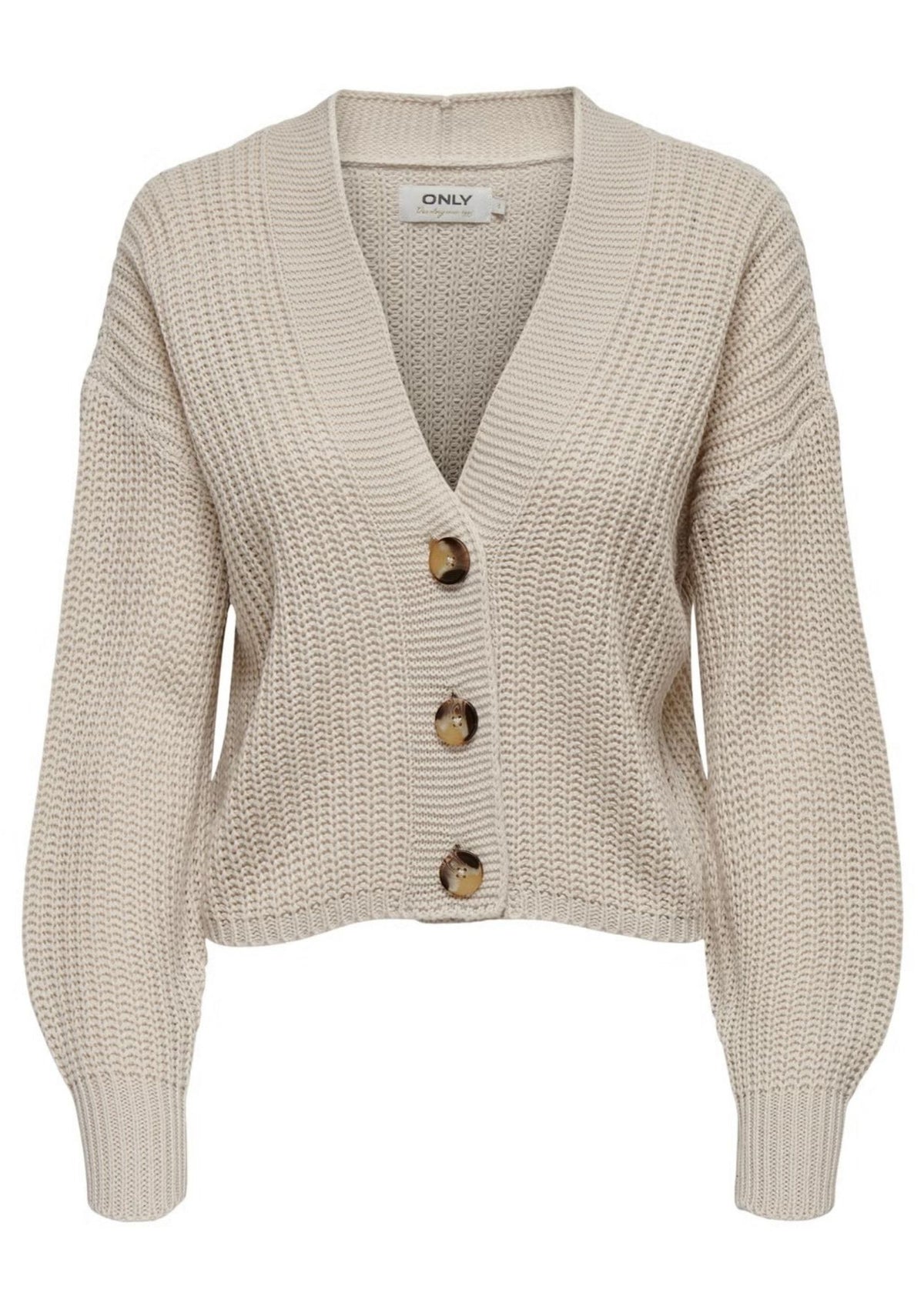 Only Cardigan Donna Carol Grigio Pomice 15211521 Pumice Stone ONLY