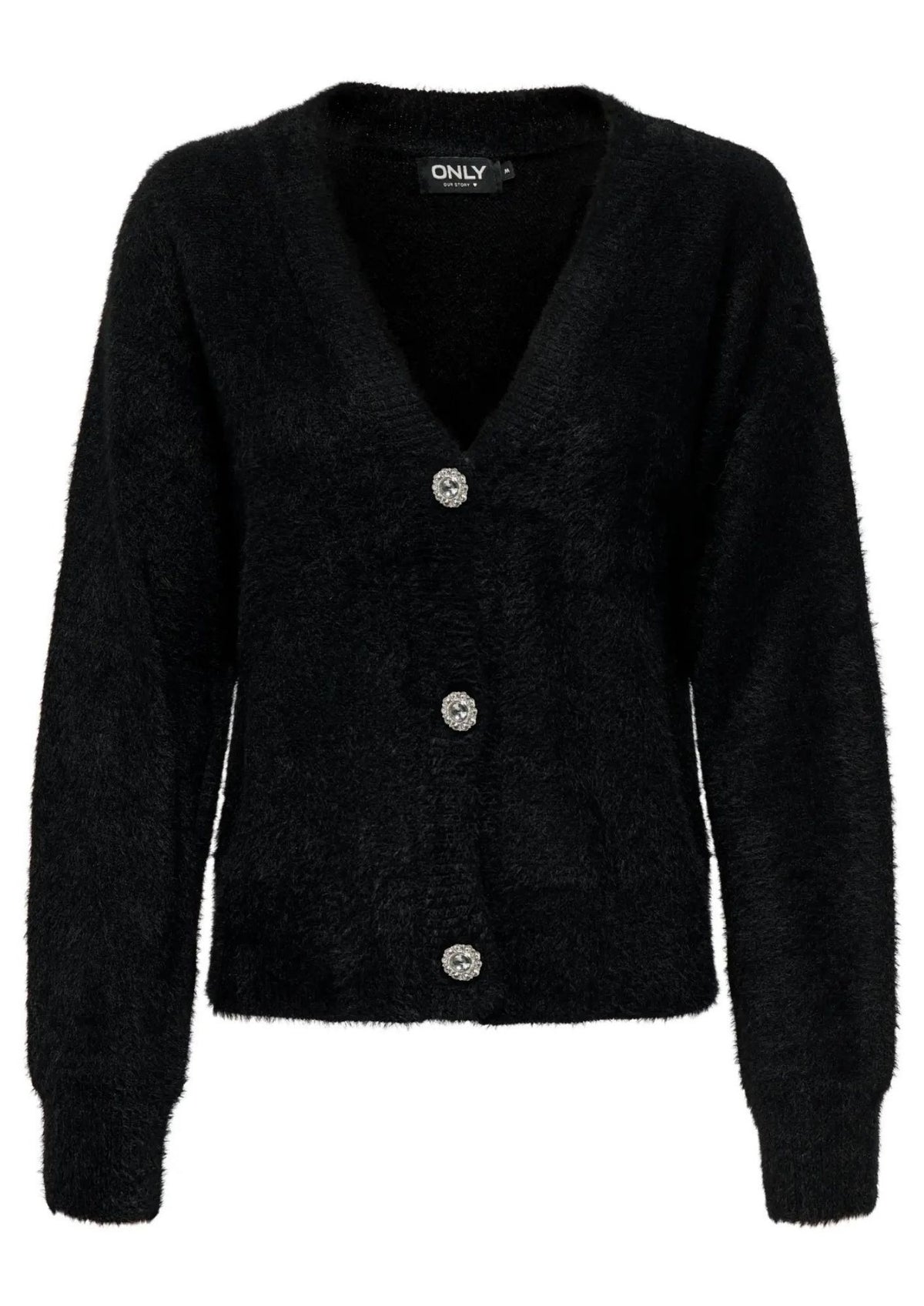 Only Cardigan Donna Lella Nero 15259564 Black ONLY