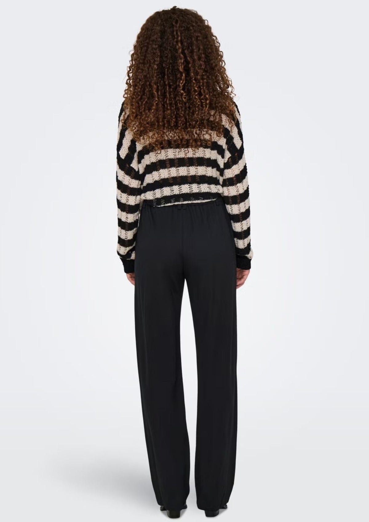 Only Pantalone Donna Poptrash Nero 15341829 Black ONLY