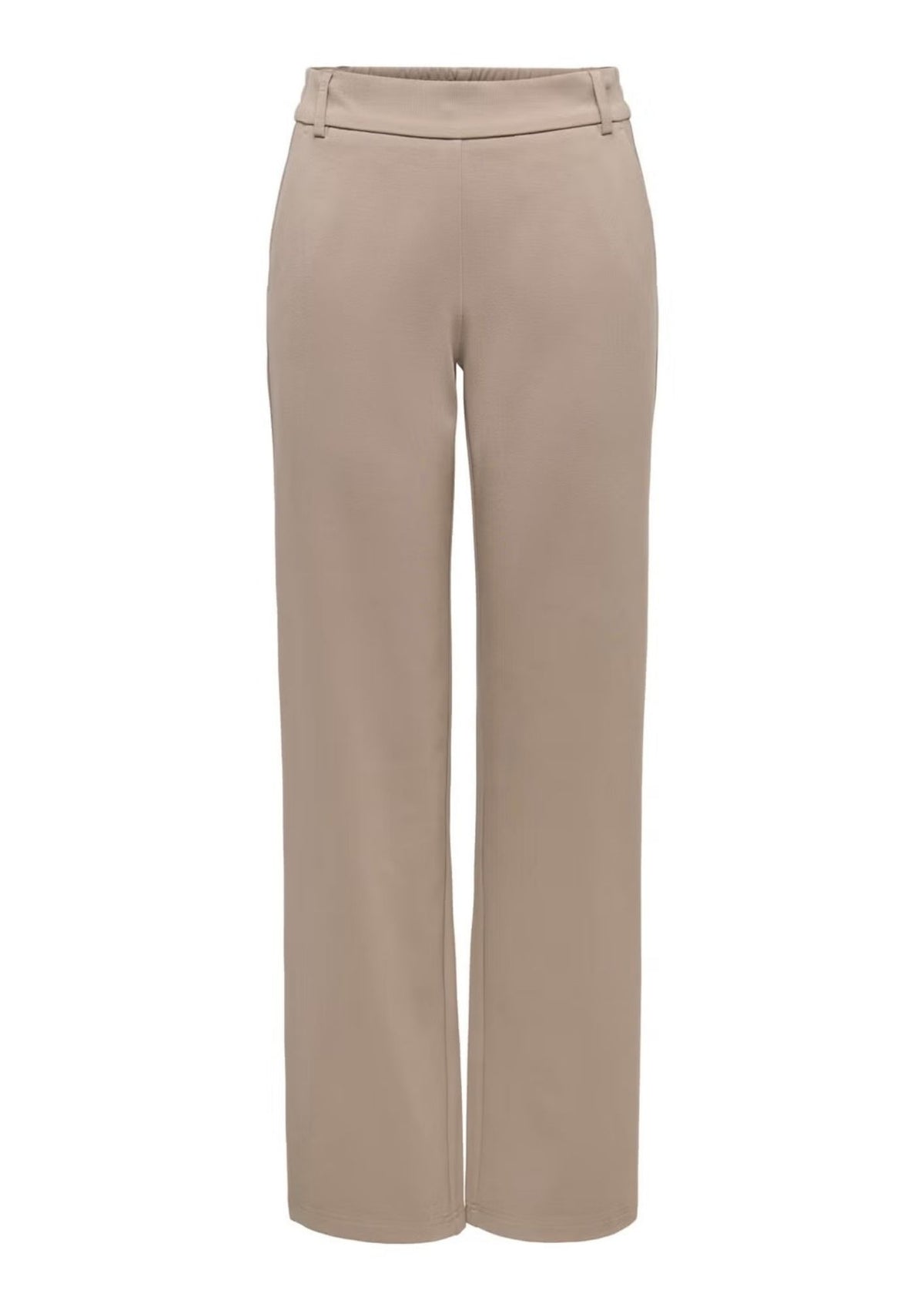 Only Pantalone Donna Poptrash Grigio Tortora 15341829 Taupe Gray ONLY