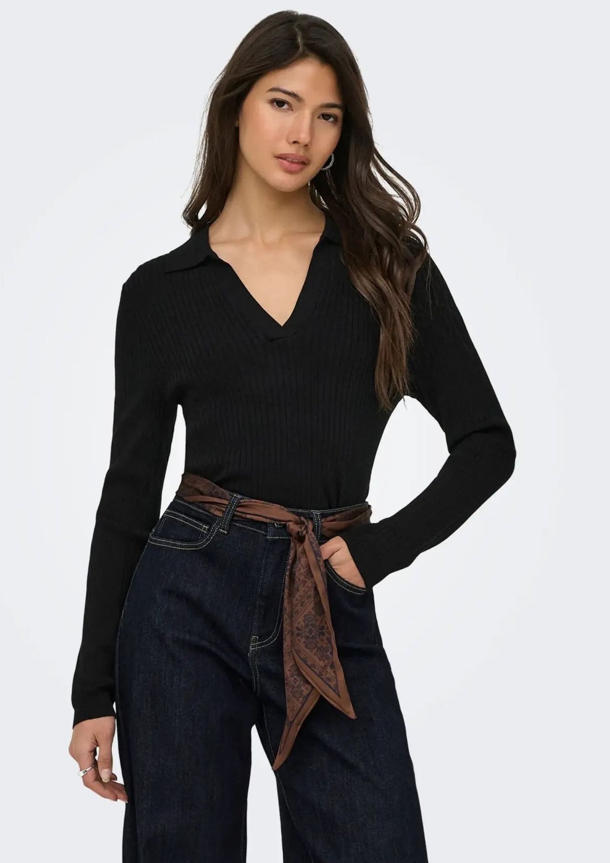 Only Pullover Donna Kaya Nero 15344841 Black ONLY