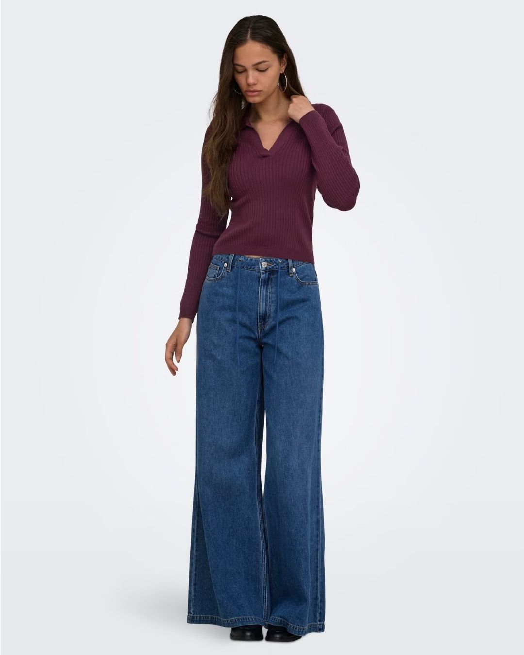 Maglia Polo Donna Rosso Fig 15344841 Fig ONLY