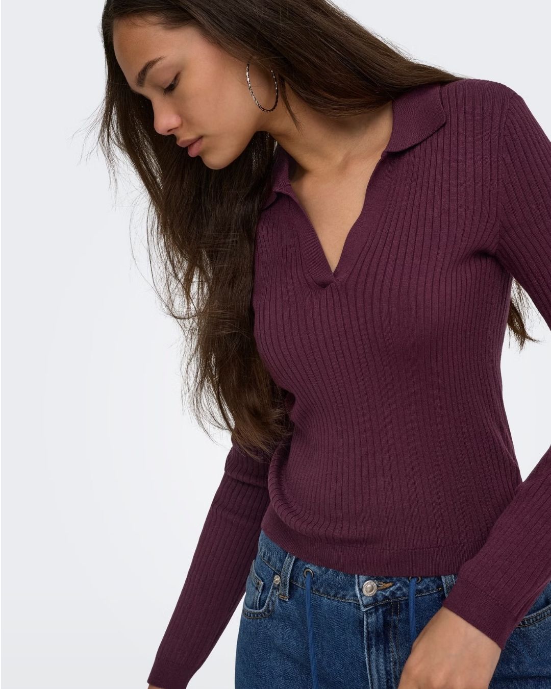 Maglia Polo Donna Rosso Fig 15344841 Fig ONLY