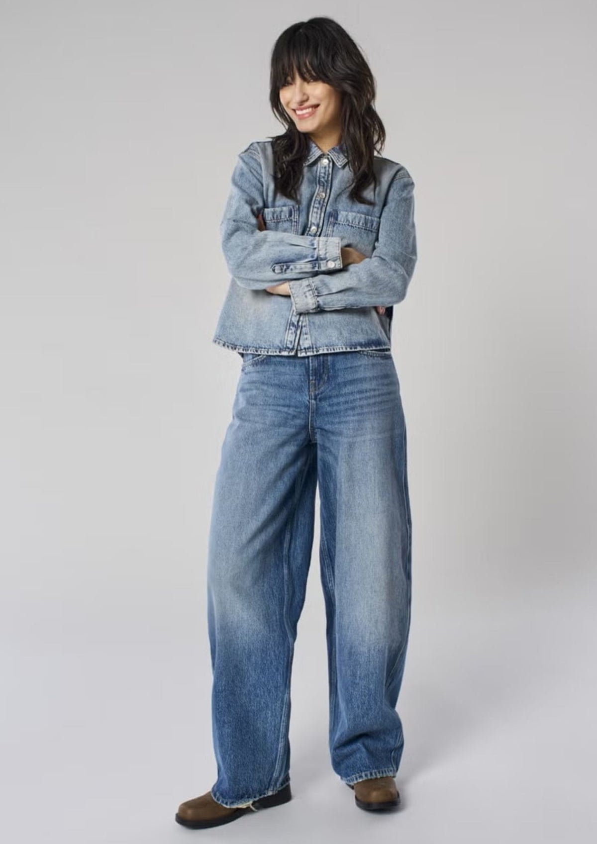 Only Jeans Donna Taylor Denim Scuro 15352198 Dark Blue Denim ONLY