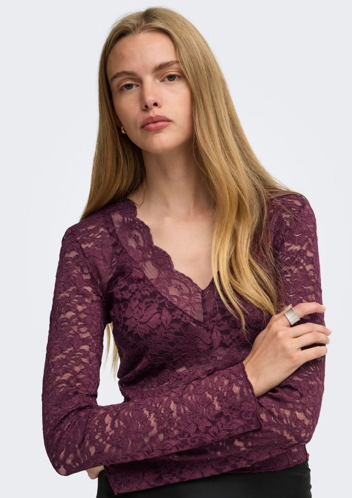 Only Top Donna Nikka Viola 15355839 Fig ONLY