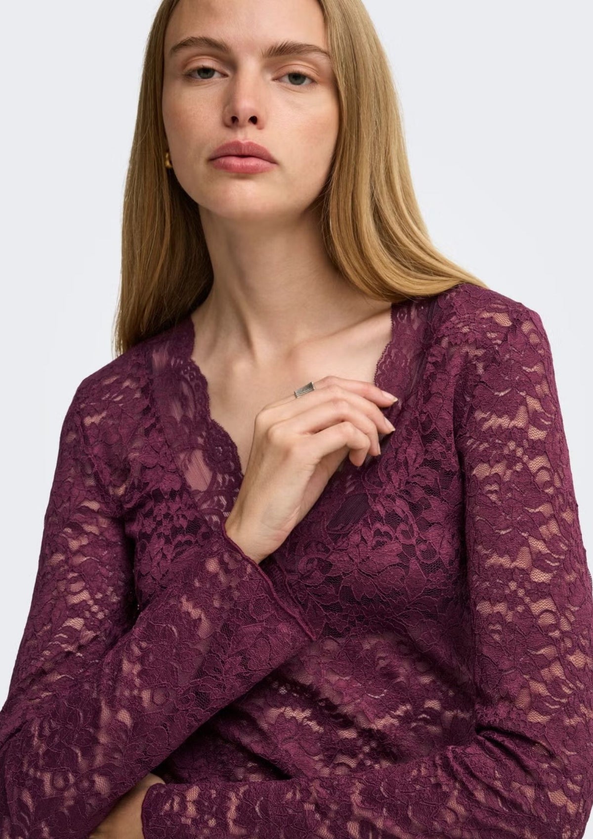 Only Top Donna Nikka Viola 15355839 Fig ONLY