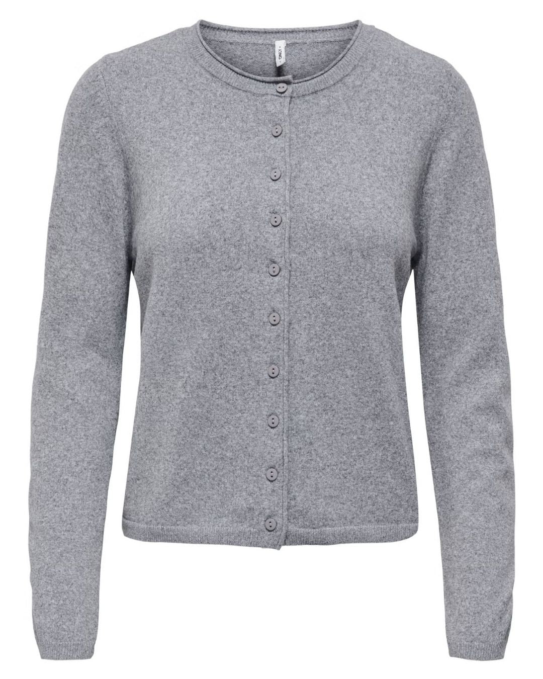 Cardigan Donna Grigio Light Grey Melange 15368959 Light Grey Melange ONLY