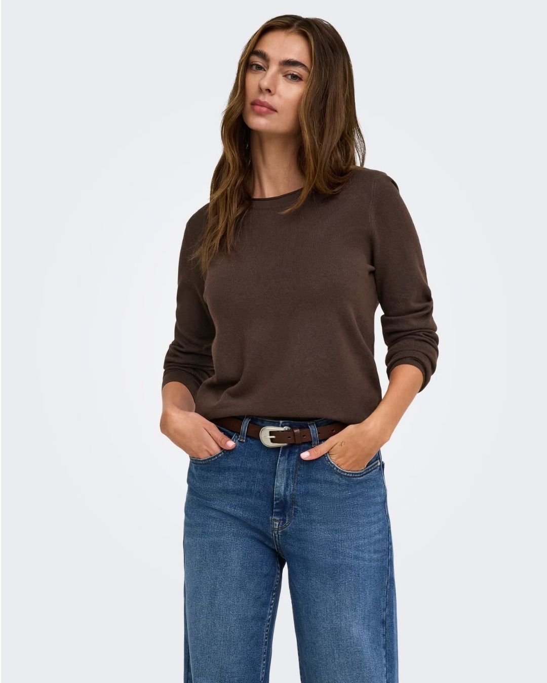 Maglione Donna Marrone Chocolate Torte 15368961 Chocolate Torte Melange ONLY