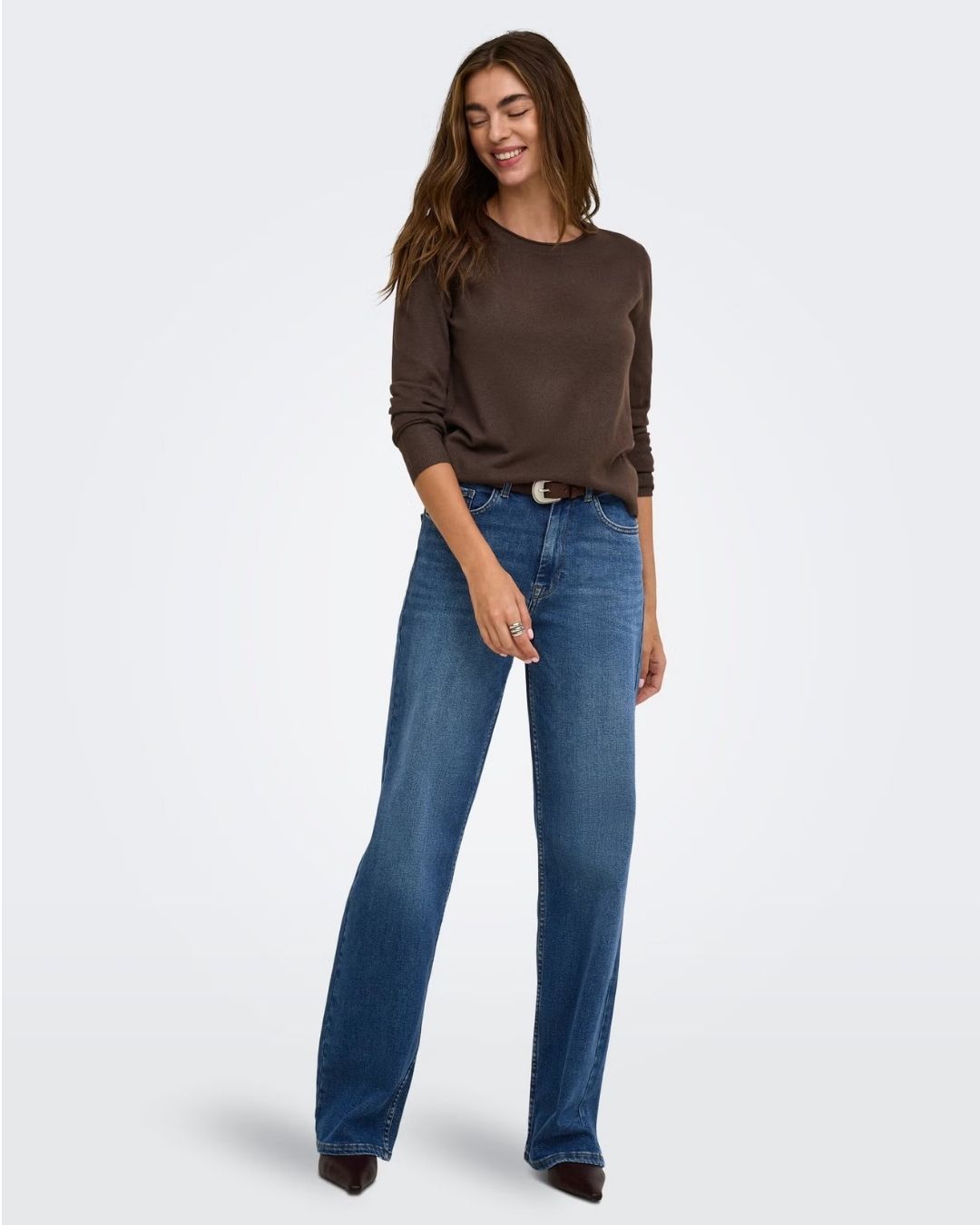 Maglione Donna Marrone Chocolate Torte 15368961 Chocolate Torte Melange ONLY
