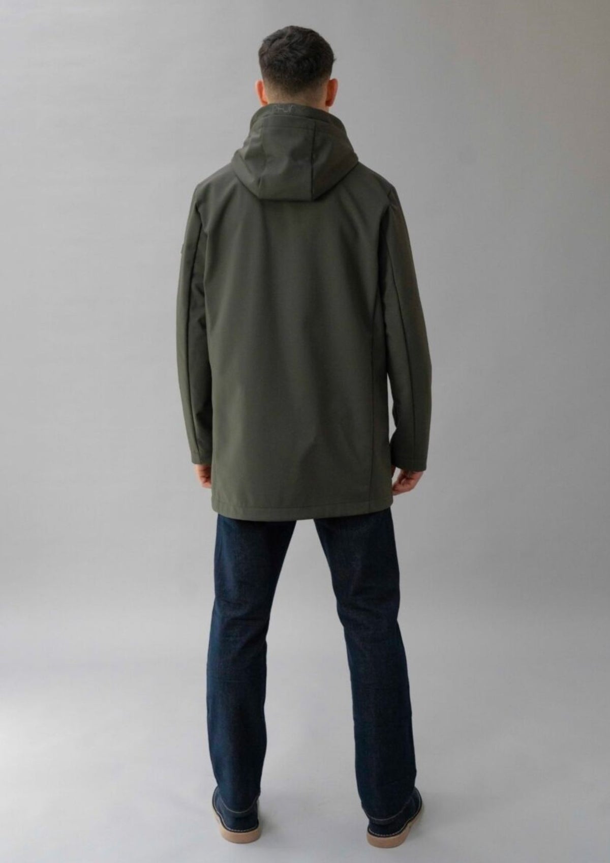 Giubbino non imbottito ispirazione parka Hug Eng Verde Sherwood RIMA345J F0280 154 RIHUNIK