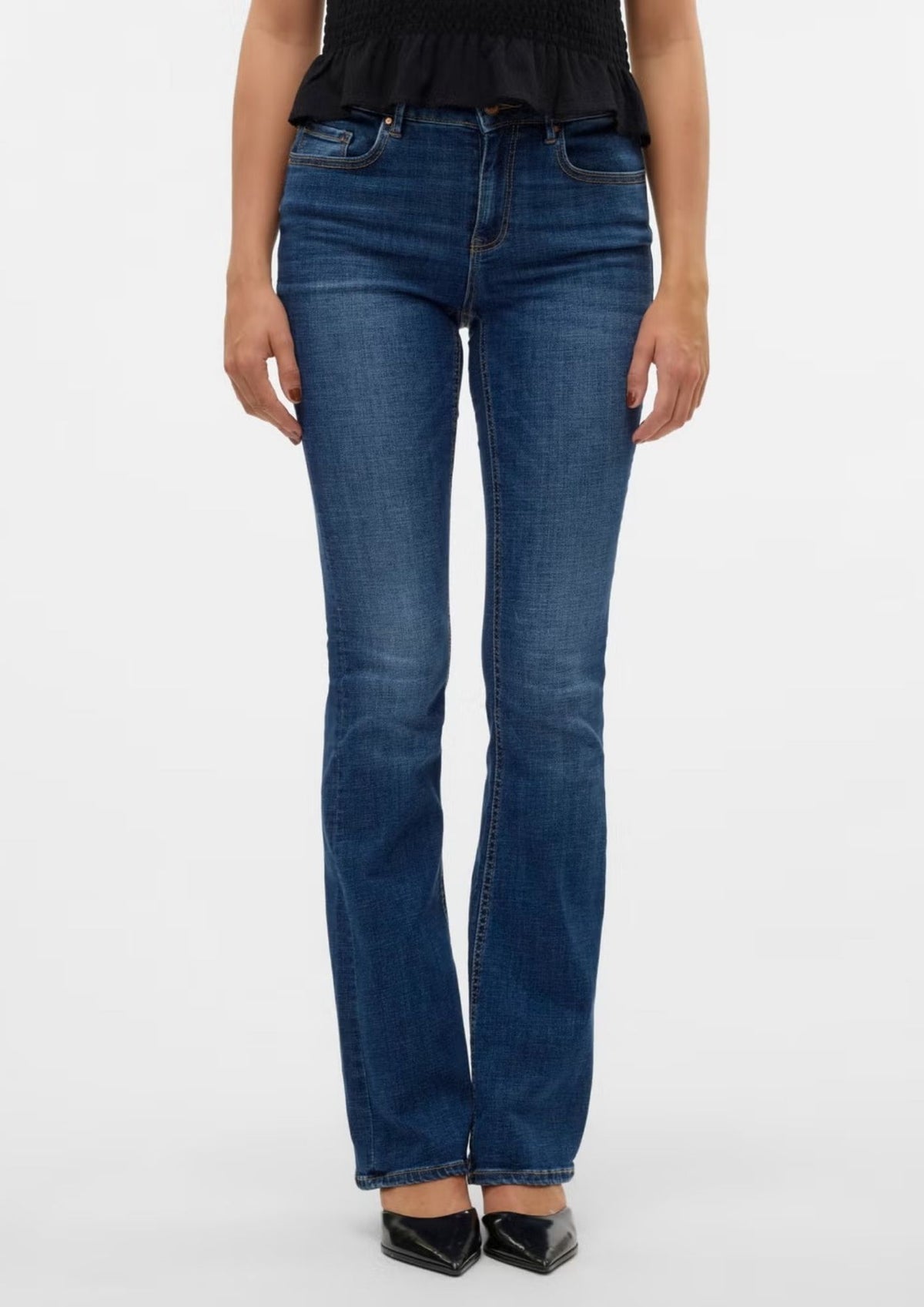 Vero Moda Jeans Donna Flash Blu scuro 10310511 Dark Blue Denim VERO MODA