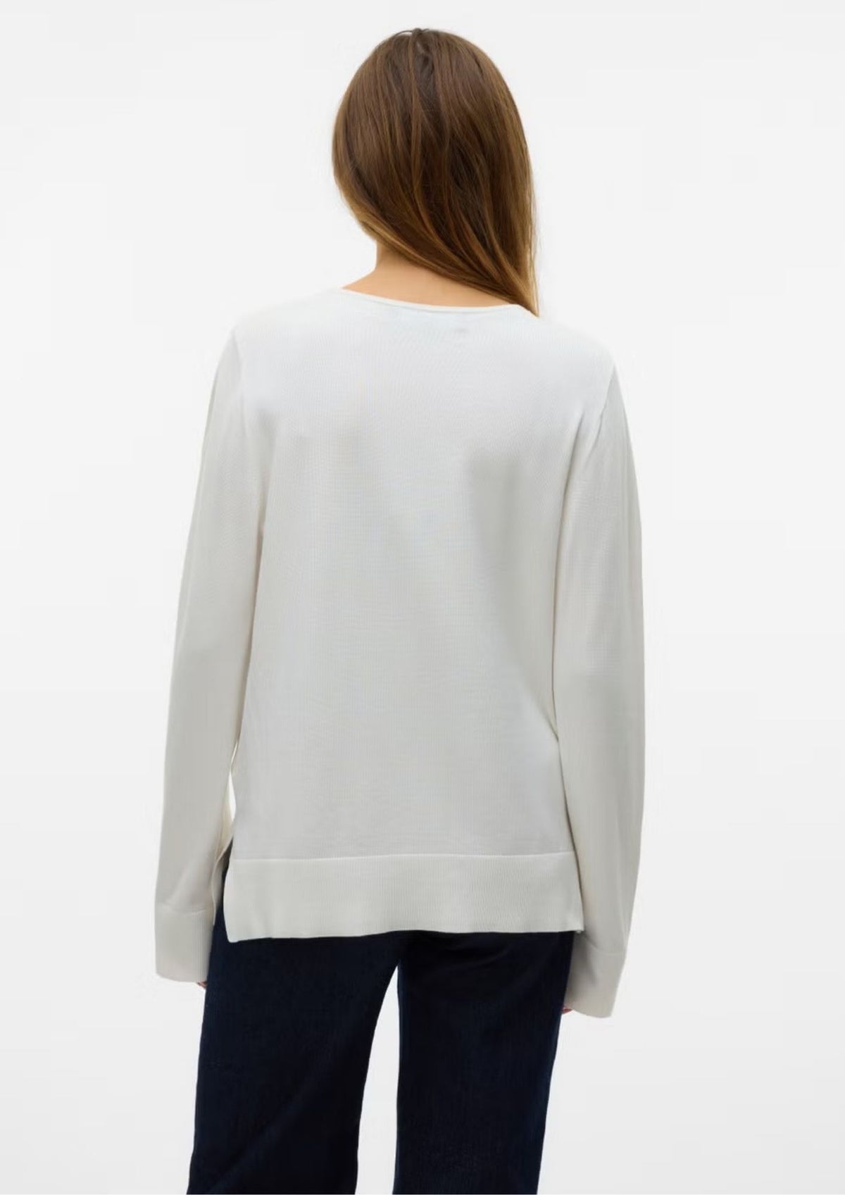 Vero Moda Pullover Donna Silje Grigio 10320451 Birch VERO MODA
