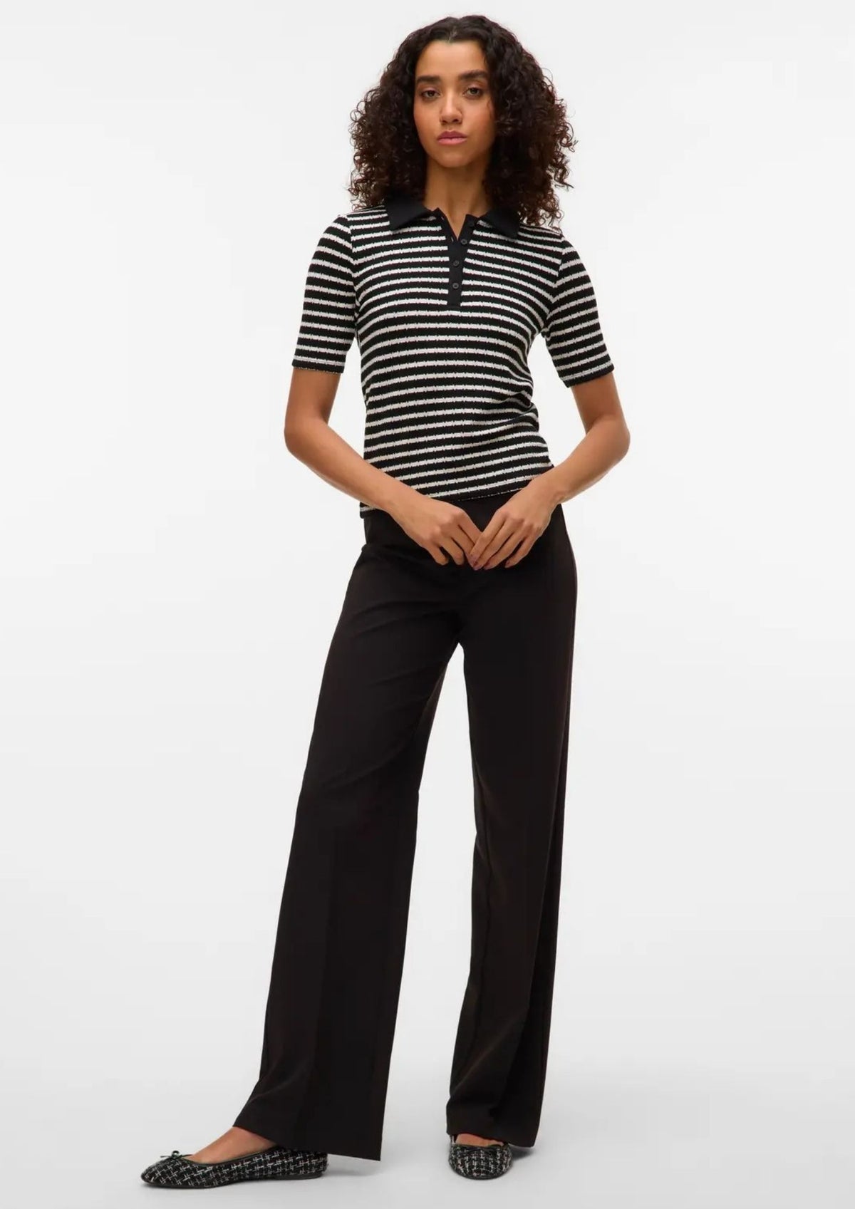Vero Moda Pantalone Donna Texas Nero 10334103 Black VERO MODA
