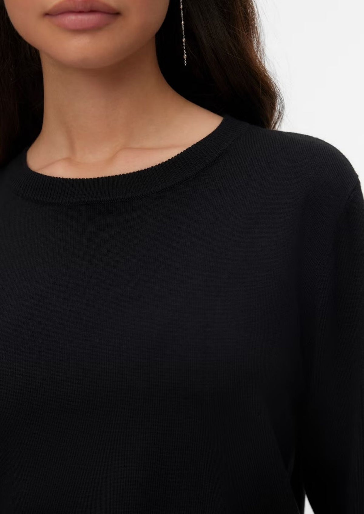 Vero Moda Pullover Donna Silje Nero 10343875 Black VERO MODA