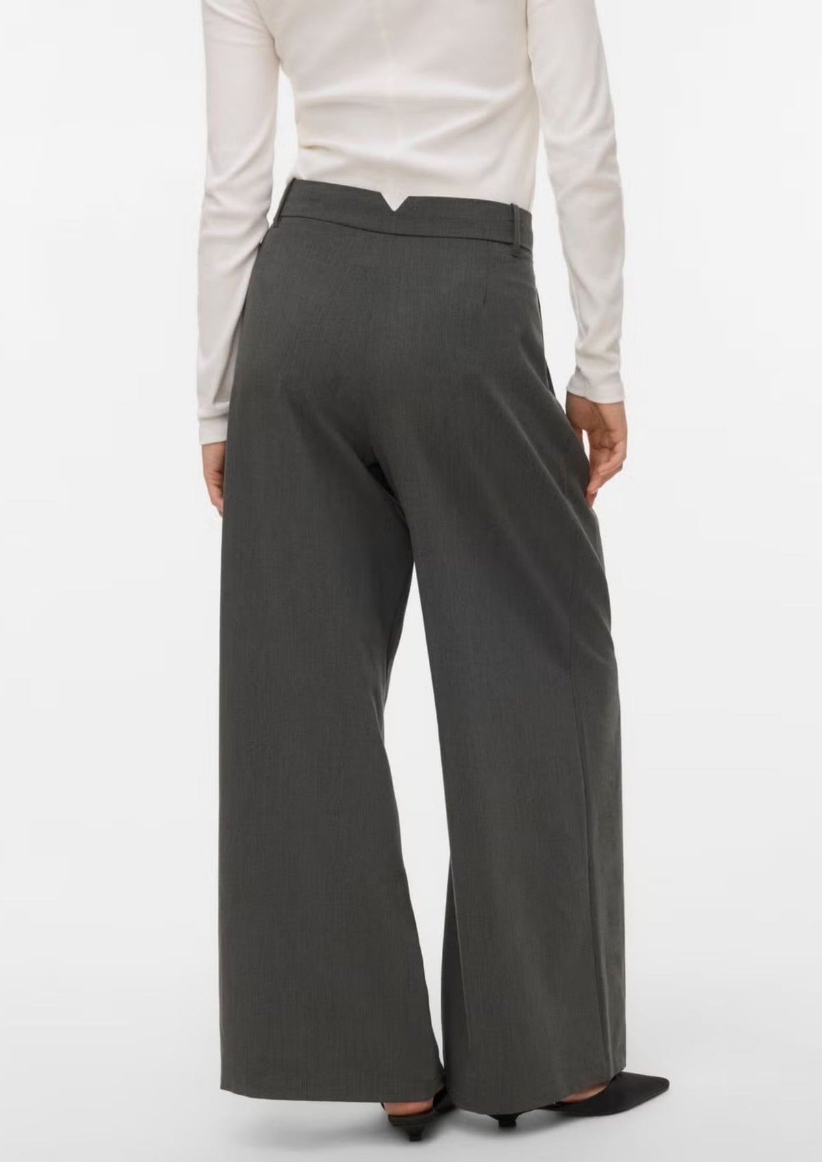 Vero Moda Pantalone Donna Stella Grigio Scuro 10346523 Dark Grey Melange VERO MODA
