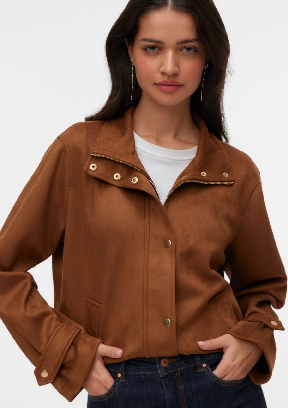 Vero Moda Giubbino Donna Josemaja Cognac 10346625 Cognac VERO MODA