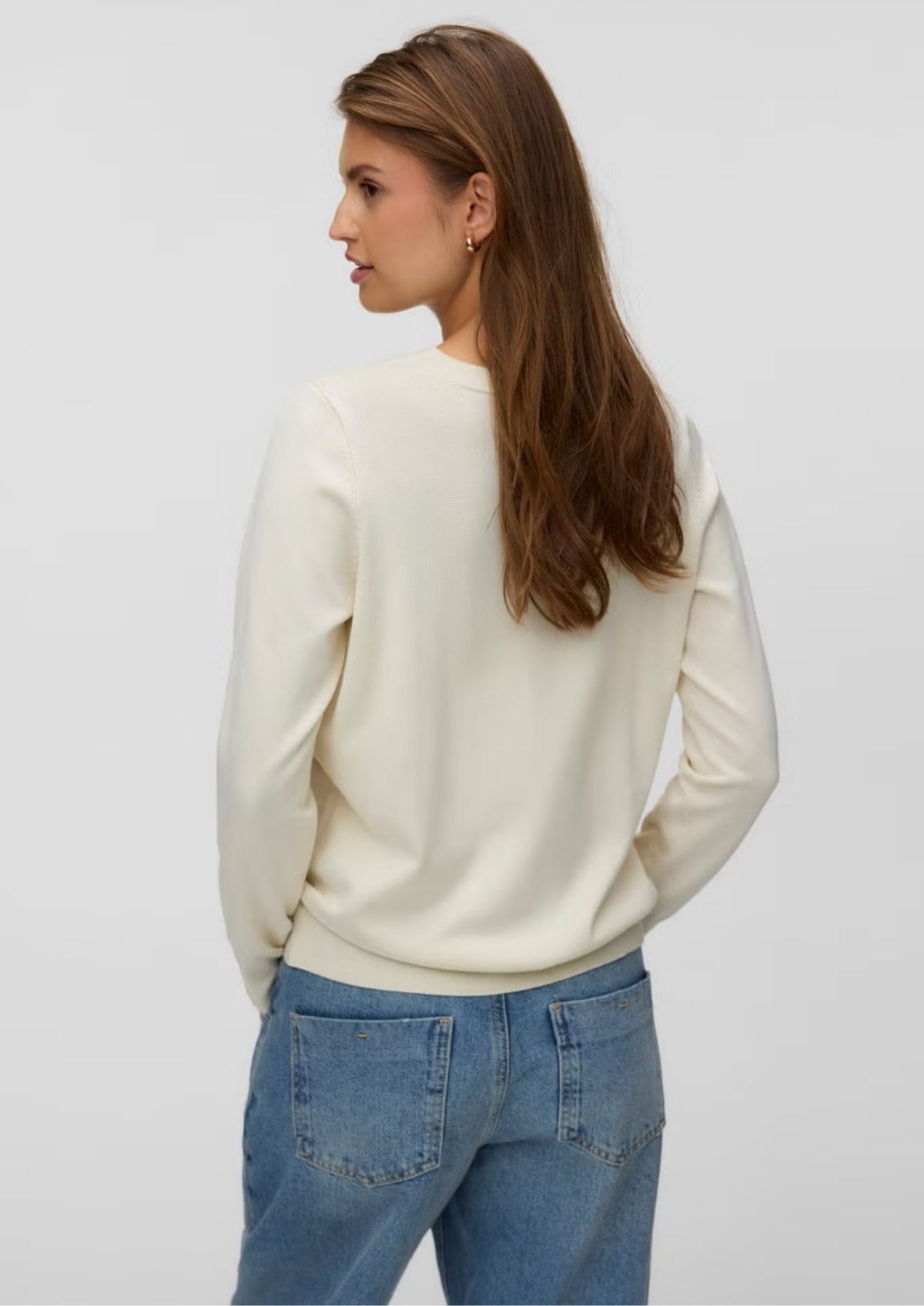 Vero Moda Cardigan Donna Silje Beige 10346655 Birch W. DTM BUTTON VERO MODA