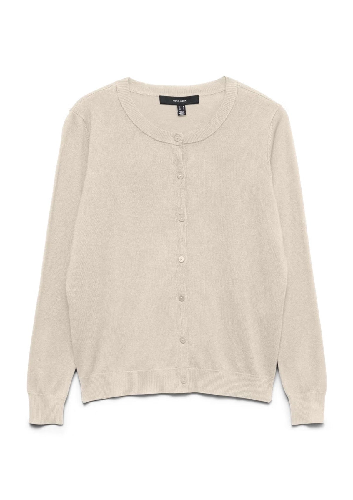 Vero Moda Cardigan Donna Silje Beige 10346655 Birch W. DTM BUTTON VERO MODA