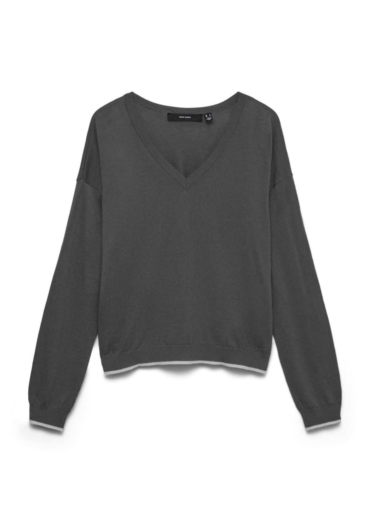 Vero Moda Pullover Donna Bella Grigio 10347922 Dark Grey Melange VERO MODA