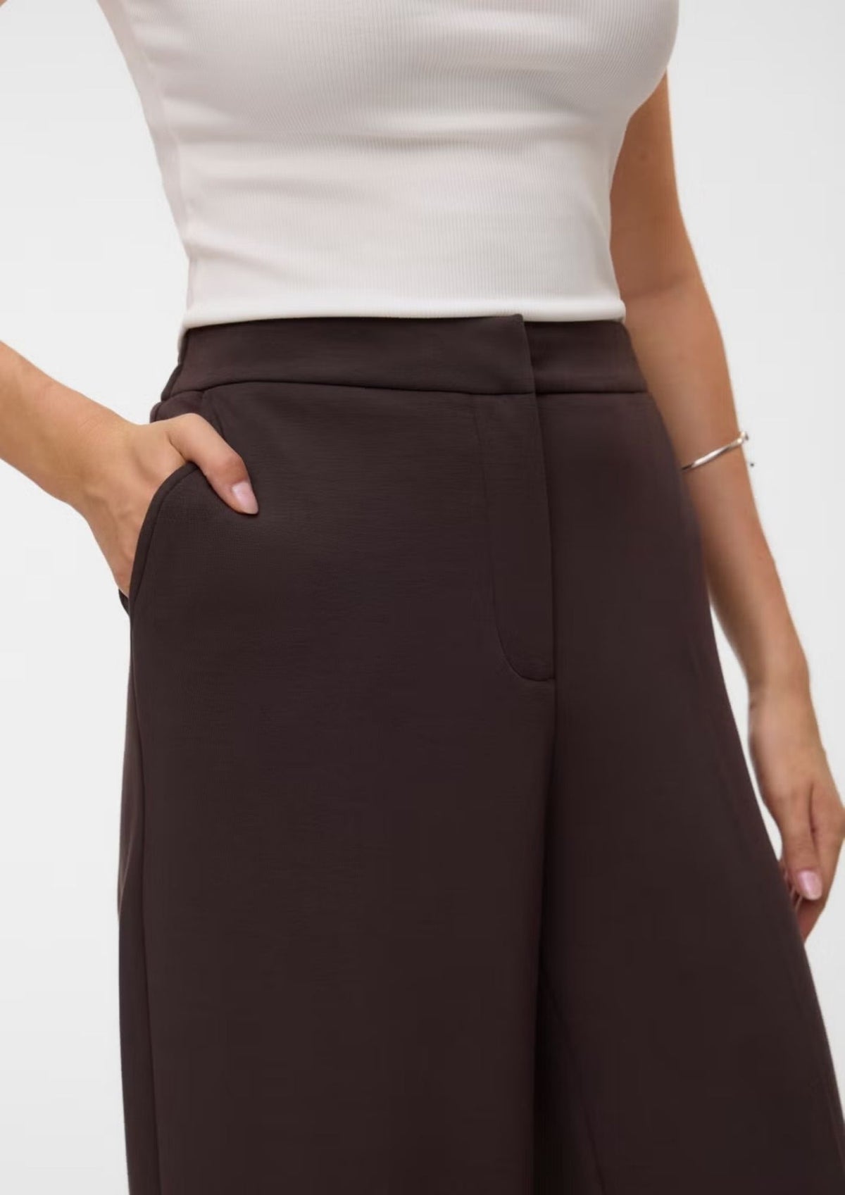 Vero Moda Pantalone Donna Bellis Marrone 10348691 Chocolate Torte VERO MODA