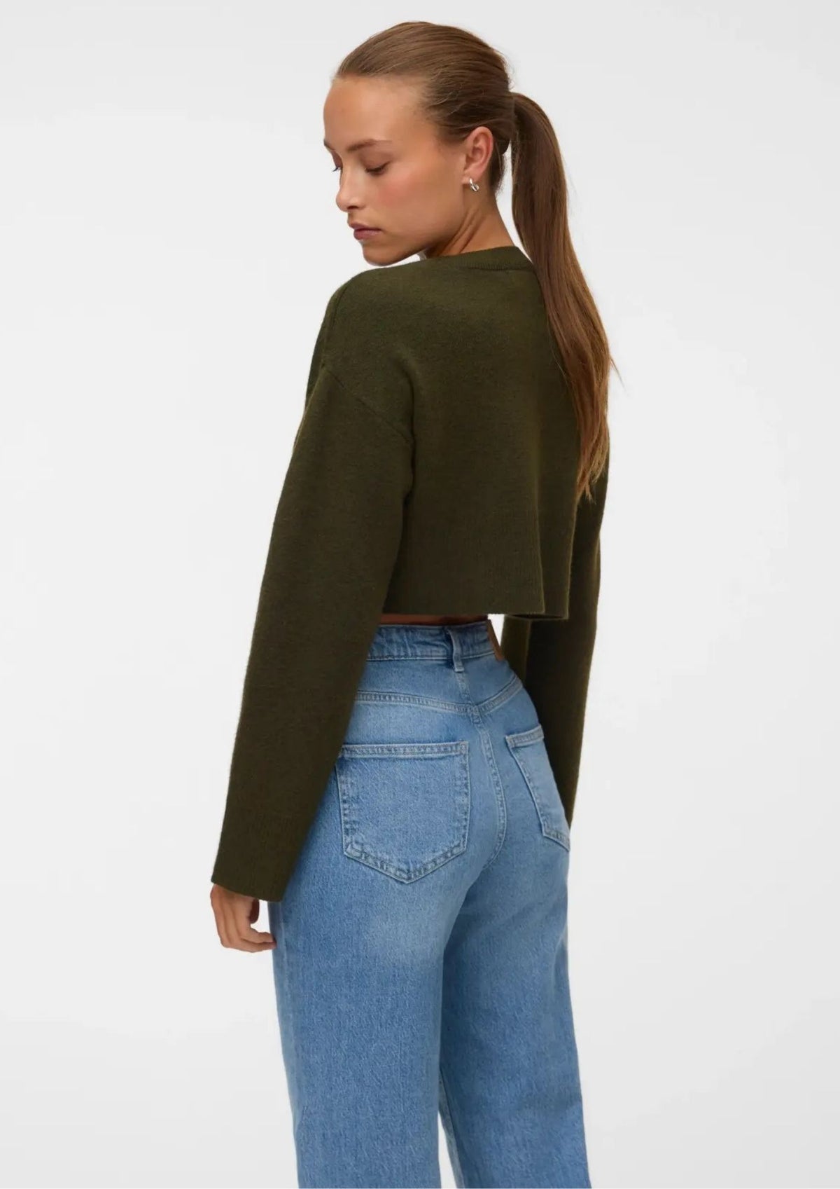 Vero Moda Pullover Donna Jace Verde Scuro 10350236 Forest Night VERO MODA