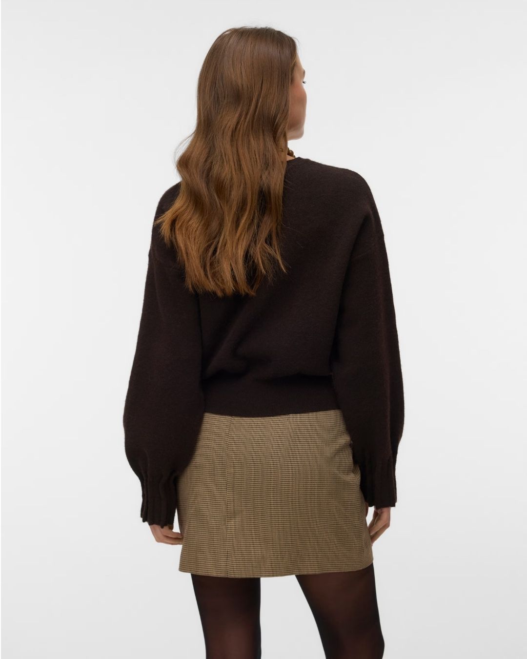 Maglione Donna Brown Chocolate Torte 10350237 Chocolate Torte MELANGE VERO MODA