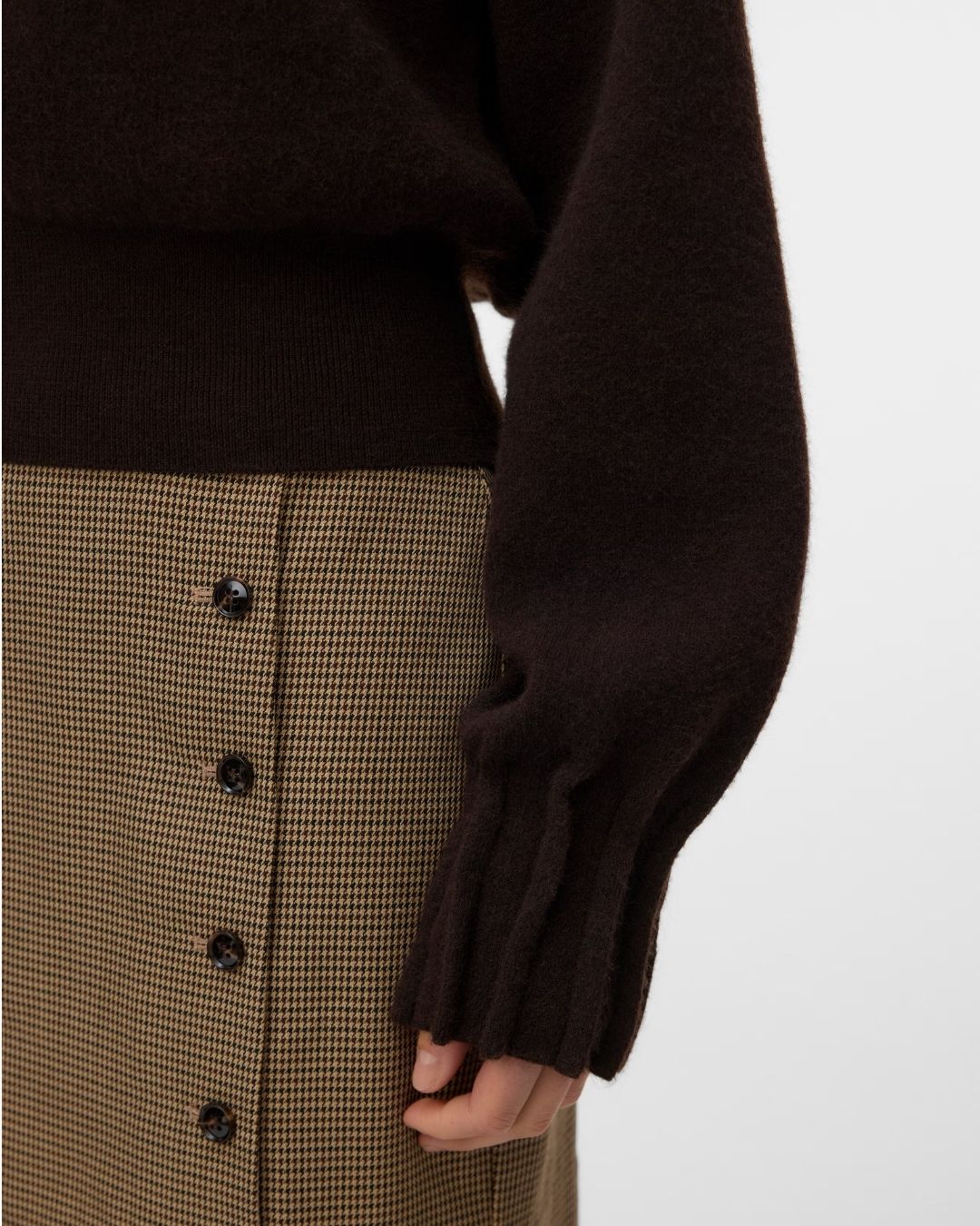 Maglione Donna Brown Chocolate Torte 10350237 Chocolate Torte MELANGE VERO MODA