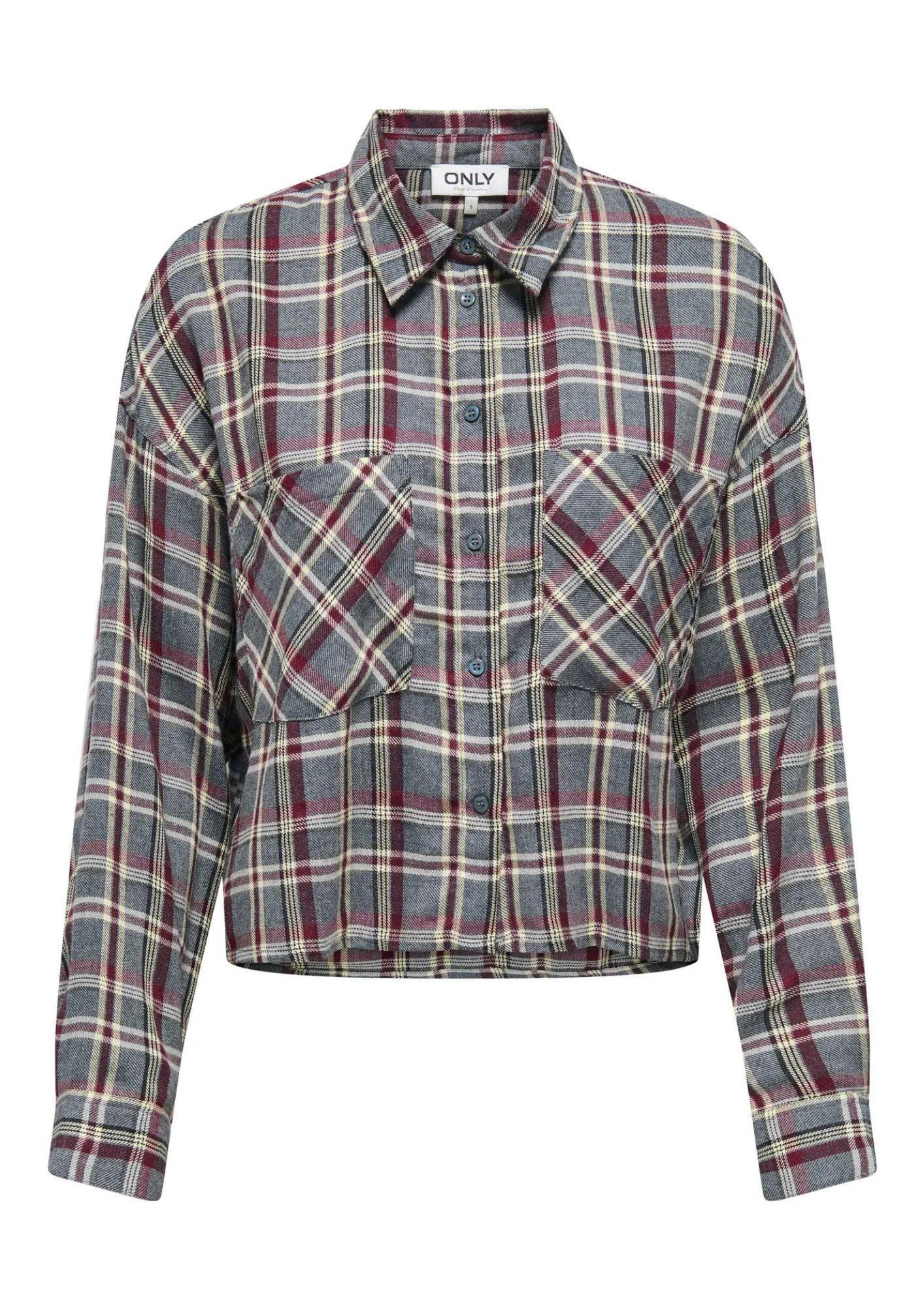 ONLY Camicia Donna Only Riley Grigia Camicia