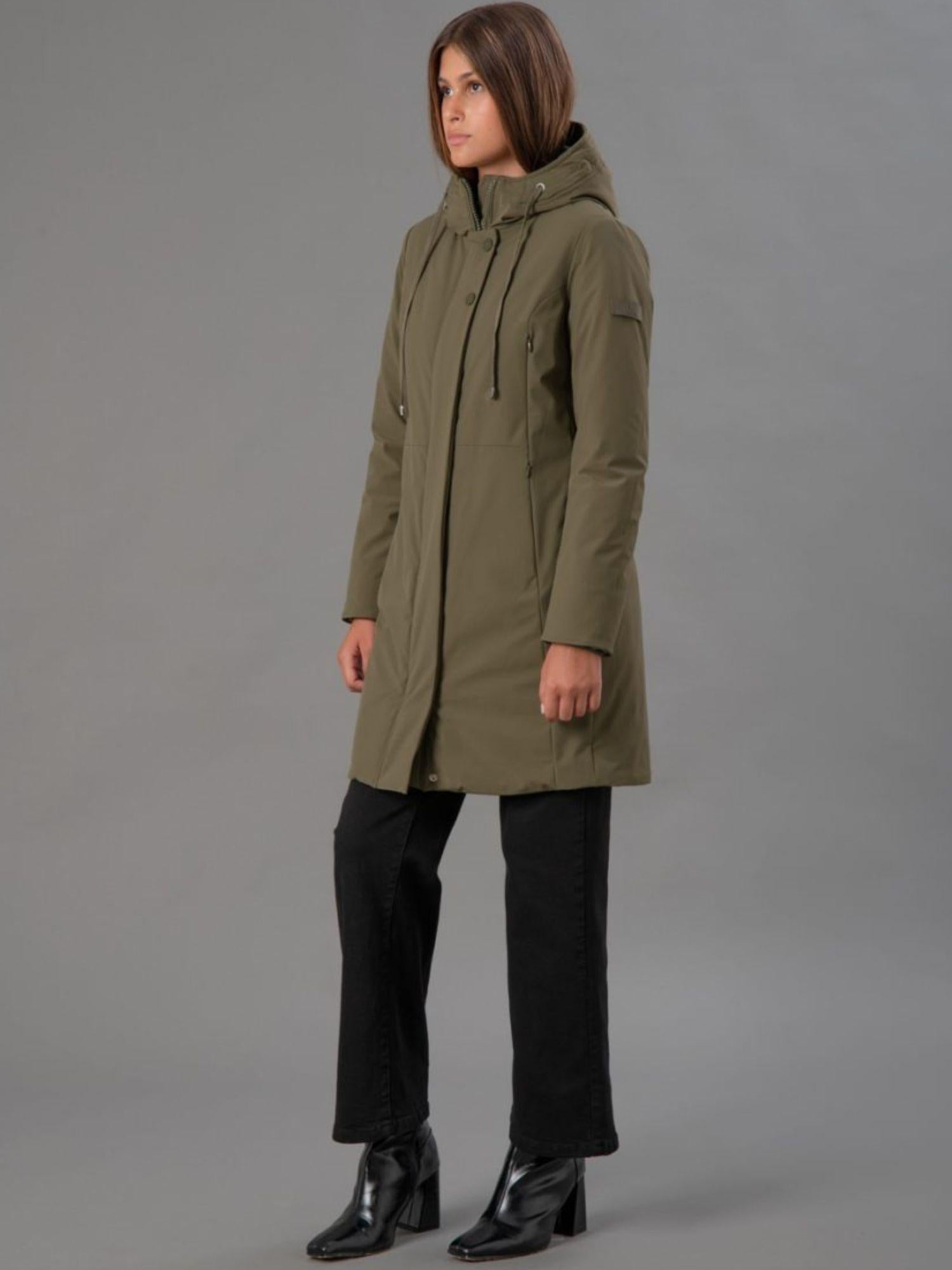Rihunik Giacca Invernale Donna Nizza25 Verde RIW279J F0120 102 RIHUNIK