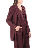Emme Marella Giacca Donna Agape Bordeaux 2525046101200 005 EMME MARELLA