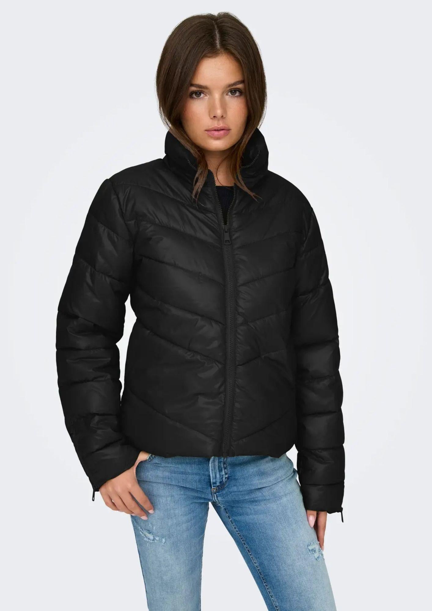 Jacqueline De Yong Giacca Invernale Donna Fiona Nero 15330086 Black JACQUELINE DE YONG
