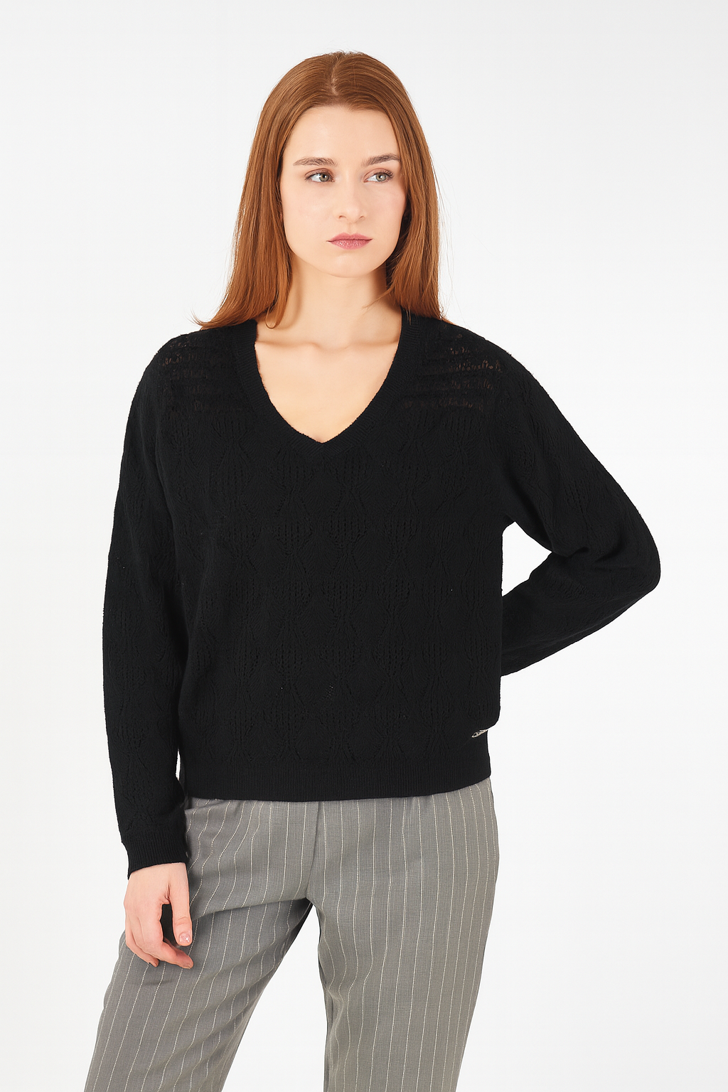 Yes Zee Maglia Donna Nero M019 IQ00 0801 YES ZEE