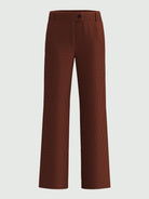 Emme Marella Pantalone dritto in velluto Destino Donna Bordeaux 2525136052200 004 EMME MARELLA