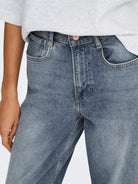 Only ONLHOPE Vita alta Wide Leg Fit Jeans Donna Special Blue Grey Denim 15325797 Special Blue Grey Denim ONLY