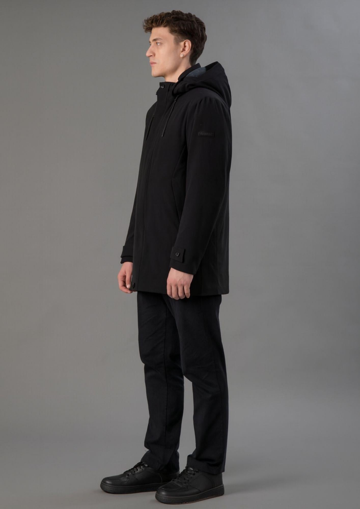 Rihunik Giacca Invernale Uomo Hugh Nera RIMA252J F0120 999 RIHUNIK