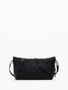 Desigual Borsa effetto pelle ricamata media Donna Nero 25WAXPAA 2000 DESIGUAL