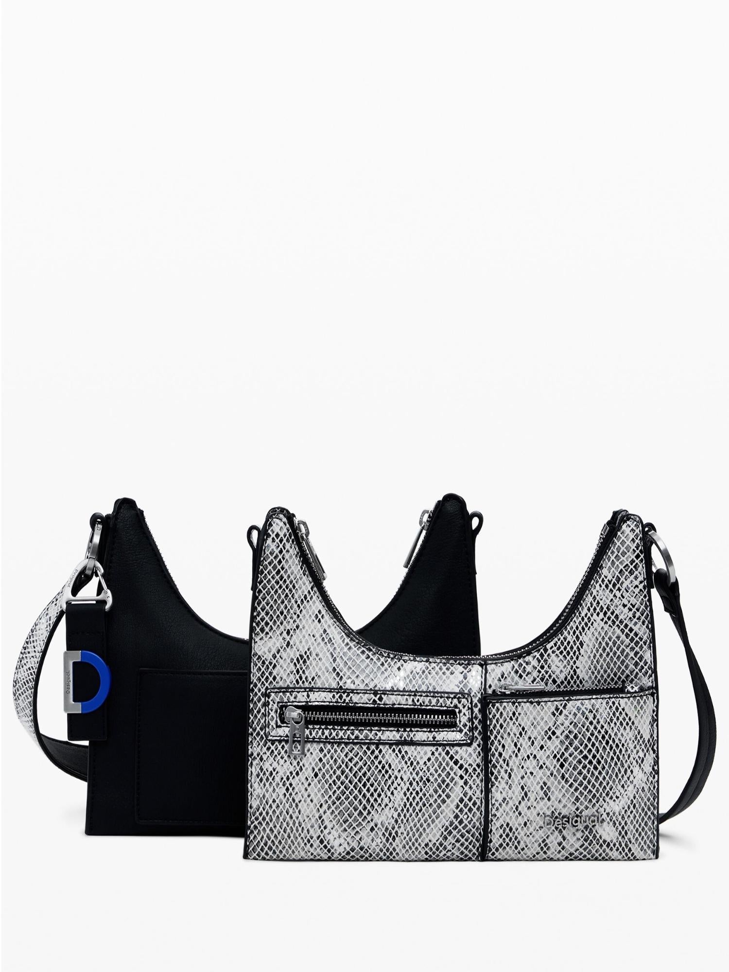 Desigual Piccola borsa bicolore rimovibile Donna Nero 25WAXPB7 2000 DESIGUAL