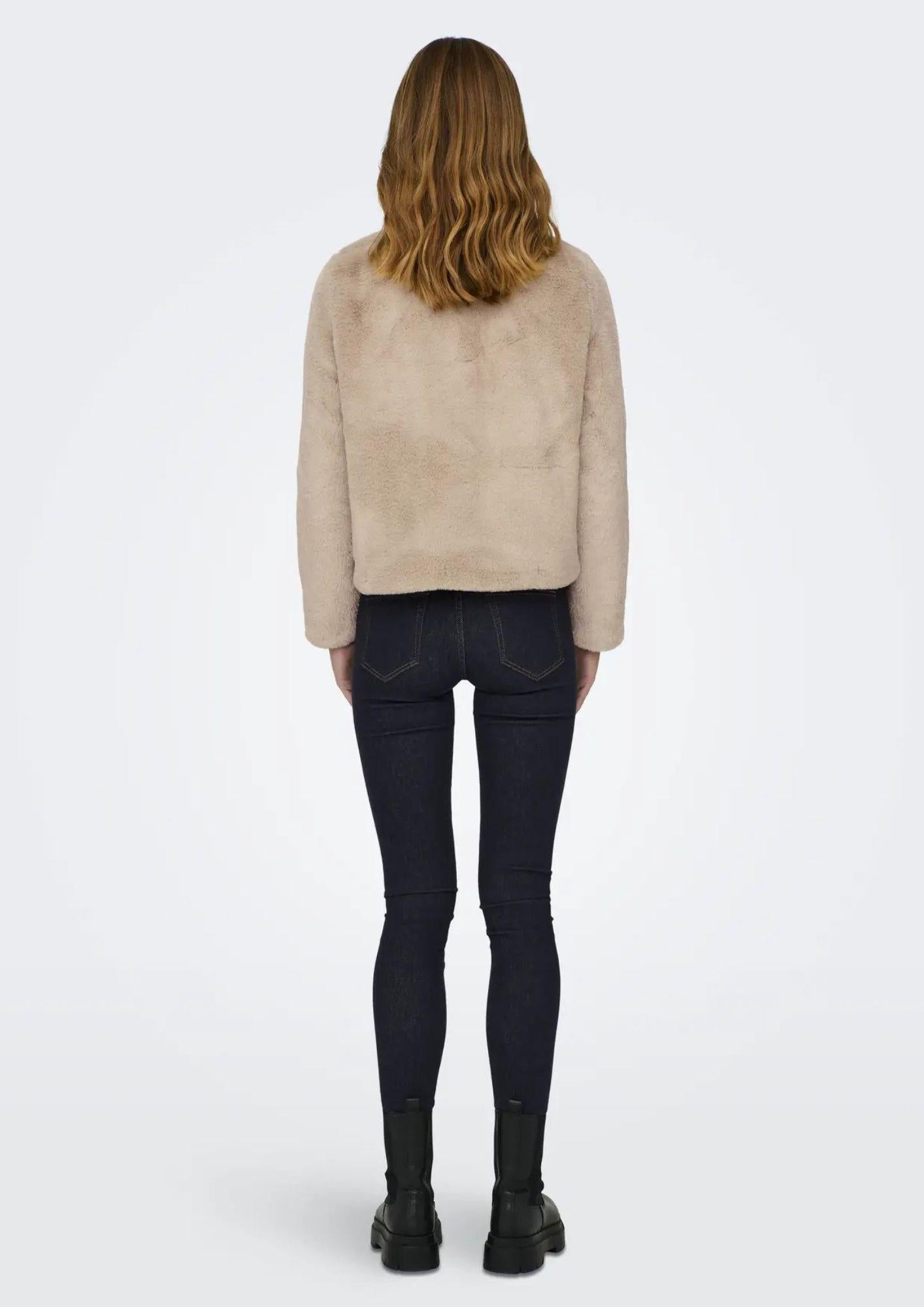 Only Giacca Invernale Donna Newvida Beige 15295423 Humus ONLY