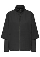 Jacqueline De Yong Cappotto Invernale Donna Memory Grigio 15353907 Dark Grey Melange JACQUELINE DE YONG