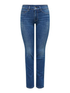 Only ONLSUI Jeans Slim Fit Donna Medium Blue Denim 15310674 Medium Blue Denim ONLY